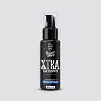 Xtra Hair Regrowth Topical Solution 5% Minoxidil bottle for beard growth, facial hair growth, patchy beard improvement, and hair regrowth treatment by Beyond Beard.